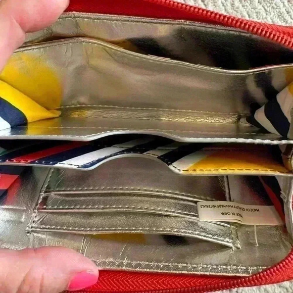 None west burnt orange zip around wallet - Picture 7 of 8